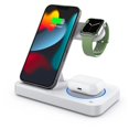thumbnail image 1 of Cargador inalámbrico de inducción 3 en 1, compatible con iPhone 14 13 12 11 Pro Max/Plus/XR XS X Und iwatch Estación de carga rápida plegable, compatible con Apple Watch/Airpods, 1 of 2