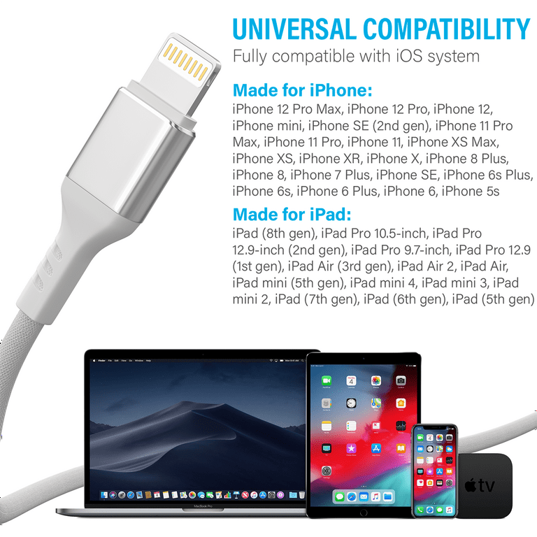 Lightning Usb How Long Is An Iphone Charger Cord In Inches Micro