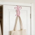 thumbnail image 1 of Gancho rosa para puerta - Gancho de pared de acero resistente al óxido para llaves, sombreros y bufandas - Solución de almacenamiento en dormitorios, baños y salón, 1 of 6