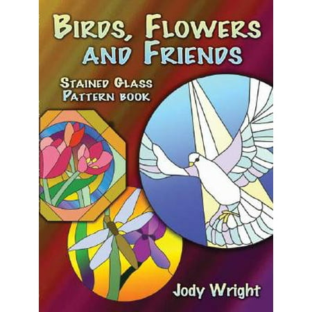 Birds, Flowers and Friends Stained Glass Pattern