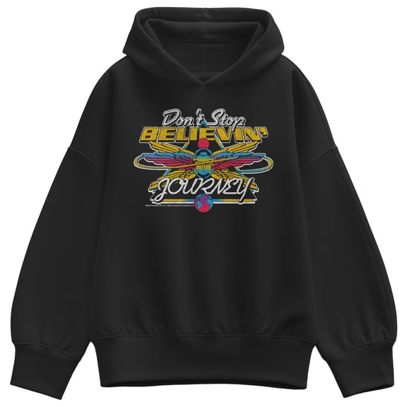 Journey - Don't Stop Believin' Oversized Fleece Hoodie Sweatshirt