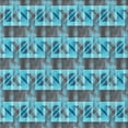 thumbnail image 1 of Ahgly Company Machine Washable Indoor Square Transitional Bright Turquoise Blue Area Rugs, 5' Square, 1 of 7