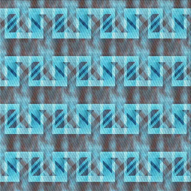 Ahgly Company Machine Washable Indoor Square Transitional Bright Turquoise Blue Area Rugs, 4' Square