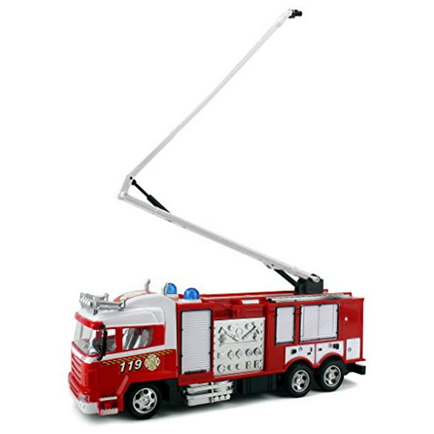 Pioneer Fire Dept. Remote Control RC Truck Ready To Run w/ Lights