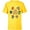 Yellow, variant on Marvel Avengers Holiday Christmas Gingerbread People & Logo - Short Sleeve T-Shirt for Kids - Customized-White