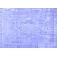 thumbnail image 1 of Ahgly Company Machine Washable Indoor Rectangle Abstract Blue Contemporary Area Rugs, 5' x 7', 1 of 4