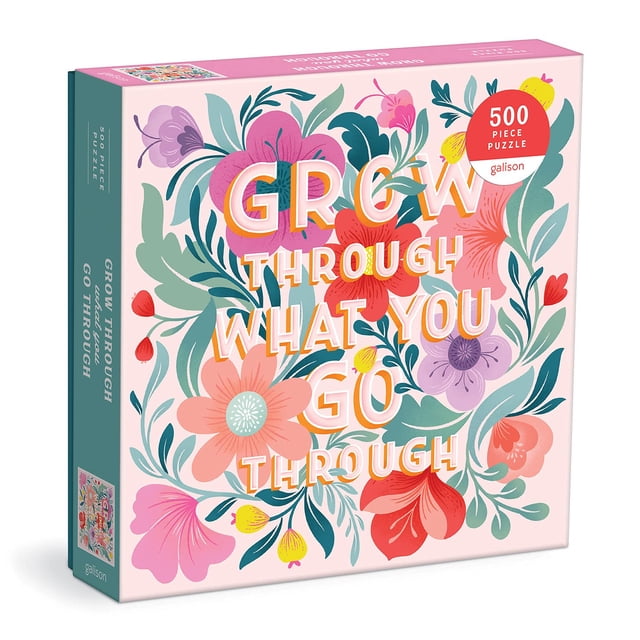 Puzzle Galison: Grow Through What You Through, 500 piezas
