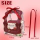 thumbnail image 2 of Bolsas Regalo Papel Con Asa, Bolsas De Dulces Ecológicas, Bolsas de Regalo de Fiesta con Cinta, Bolsa Regalo para Fiestas, Ceremonias de Graduación, Bodas, Aniversarios, Navidad etc (Rojo), 2 of 4
