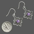 thumbnail image 2 of African Amethyst 925 Sterling Silver Earrings Jewelry E-1250 AGE1003_D, 2 of 6
