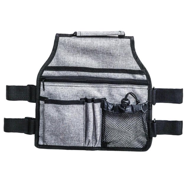 Scooter con Múltiples Bolsillos, Bolsa de Almacenamiento para Colgar en La Parte Trasera, Bolsa Organizadora, Gris Macarena Bolsa de almacenamiento lateral para silla de ruedas