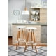 thumbnail image 4 of Banco Taburete Eames Grupo Microtec PP Blanco Minimalista Moderno Fijo Barra Cocina Bar Restaurant, 4 of 4