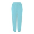 thumbnail image 2 of Pantalones de yoga de cintura alta con bolsillos para mujer - Pantalones de poliéster/spandex - Cómodos para hacer ejercicio/uso informal - Tallas S-XXL, 2 of 6