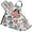 Cartoon Octopus with Pirate Hat, variant on Halloween Skull Pumpkin Hat 5 Pcs Kitchen Set Heat Resistant Oven Mitts and Non-Slip Pot Holders with Adjustable Cooking Apron