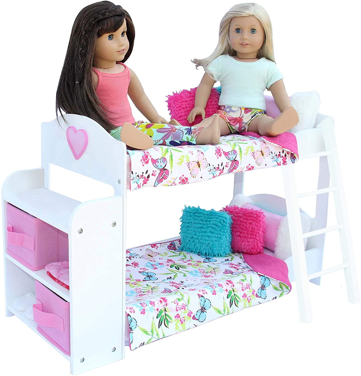 Pzas Toys Doll Bunk Bed, American Girl Bunk Bed With Desk