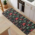 thumbnail image 5 of Dark Christmas Tree and Gift Pattern Kitchen Rug Mat,Kitchen Runner Rugs Non Skid Washable,Decorative Kitchen Floor Mats for Kitchen,Sink,Laundry,17"x47.2", 5 of 7