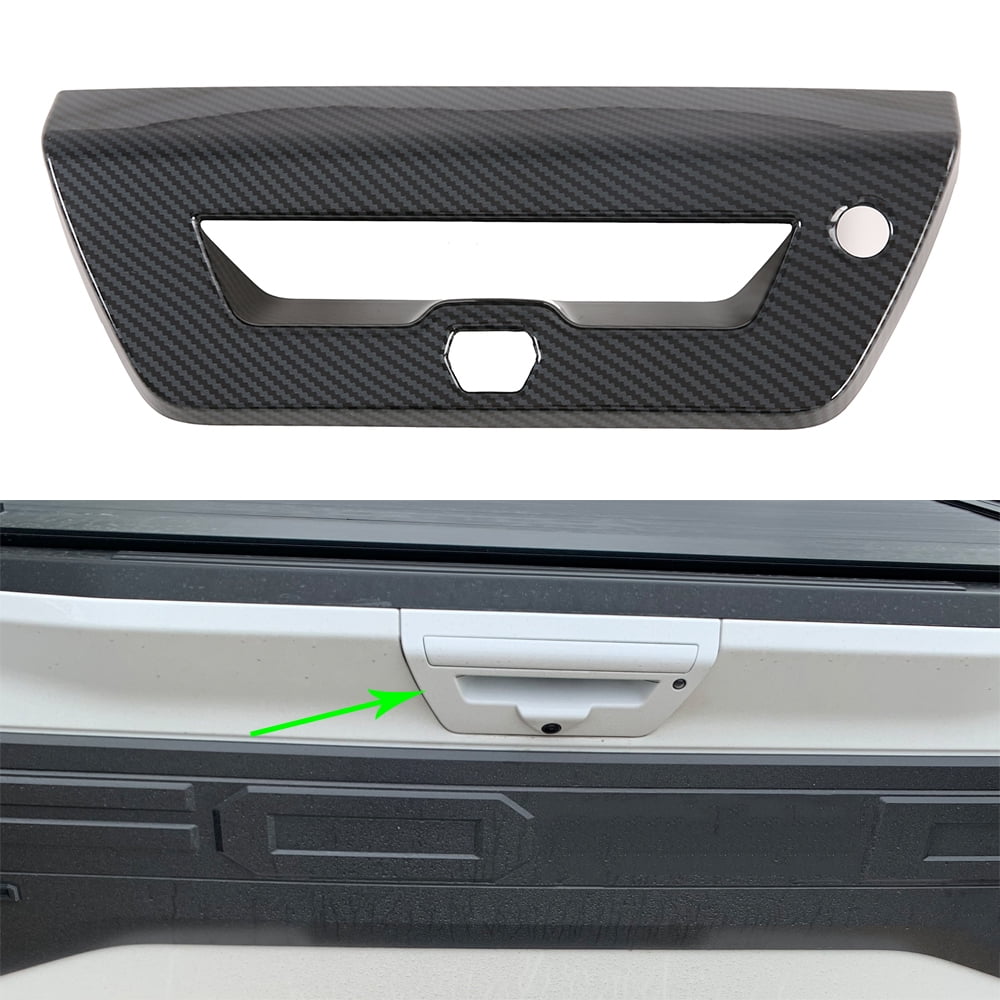 OUBOLUN ABS Imitate Carbon Fiber 1 Pcs/Set Rear Handle Bowl Cover Tail