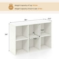 thumbnail image 3 of Costway 6-Cube Bookcase Modern 3-Tier Storage Organizer Horizontal Vertical Bookshelf, 3 of 10