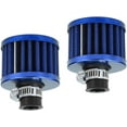 thumbnail image 1 of baomifa-2pcs 12mm Air Filter Cold Air Intake Filter Breather Turbo Vent Compatible with car and Motorcycle Blue, 1 of 4