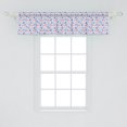 thumbnail image 2 of Ambesonne Summer Window Valance, Cherry Flamingo Ice Cream, 54" X 12", Multicolor, 2 of 3