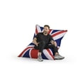 thumbnail image 2 of Gouchee Home Union Jack Bean Bag Chair – Water-Repellent Fabric with Polystyrene Bead Filling, Suitable for Adults and Teens, Lightweight & Portable Seating for Bedroom, Dorm or Living Room, 2 of 6