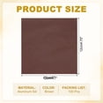 thumbnail image 2 of 5x5 Inch Foil Candy Wrappers, Square Glossy Aluminium Foil Candy Wrapping Paper Brown, 100 Pcs, 2 of 7