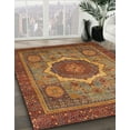 thumbnail image 3 of Ahgly Company Machine Washable Indoor Rectangle Abstract Tomato Red Area Rugs, 3' x 5', 3 of 7