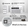 thumbnail image 6 of LG New 18,000 BTU 1,000 Sq Ft Window Air Conditioner, White, 6 of 11