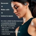 thumbnail image 5 of Ailymur V2 Translator Earbuds, Aily Mur V2 Language Translator Real-Time 2-Way Ai Translation for 144 Languages, Bluetooth 5.4 Noise Cancelling Wireless Earbuds, Travel & Business Design, 5 of 6