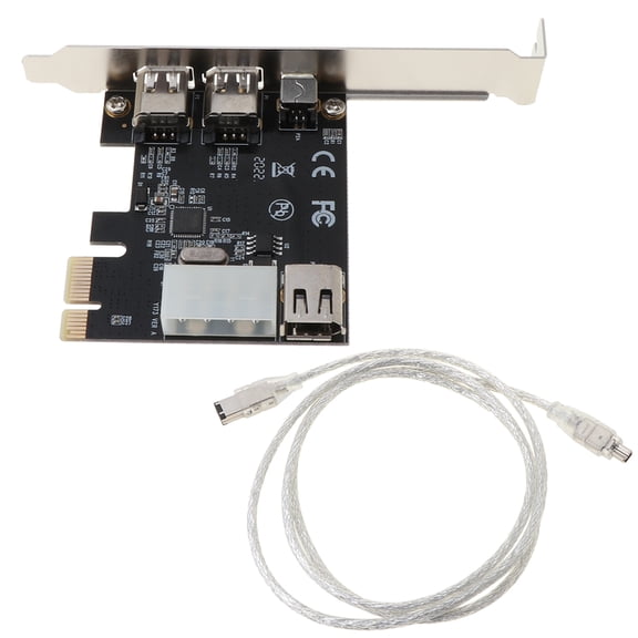 PCIe Firewire Card for Windows 10, IEEE 1394 PCI for Express Controller 4 Ports