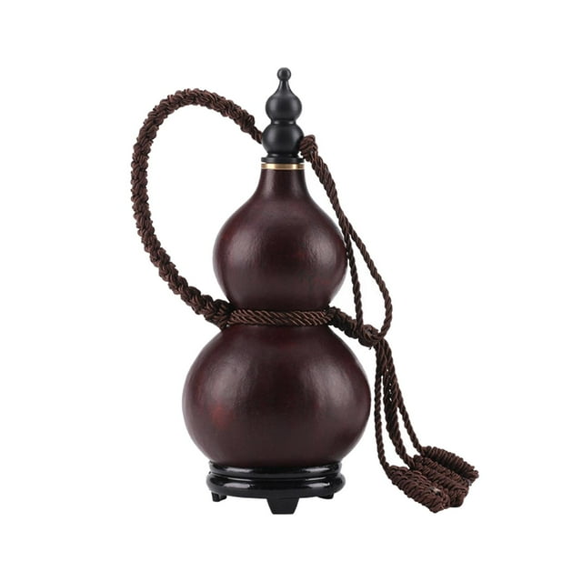 veasfak Gourde Séchée Bouteille à Boire Cire d'Abeille Gourde Étanche