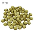 thumbnail image 3 of Canicas de Vidrio Planas Decorativas Uxcell 0.47 pulgadas-0.55 pulgadas Relleno de Jarrón para Acuario Ámbar Claro 50 Pcs, 3 of 5