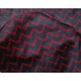 thumbnail image 4 of oneOone Silk Tabby Fabric Chevron Ikat Printed Fabric 1 Yard 42 Inch Wide, 4 of 4