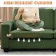 thumbnail image 3 of 83" Cozy Corduroy Couches, Modern Sofá tapizado con reposabrazos Anchos, Cloud con Asiento de Gran Formato Sofá, Estructura Resistente de Montaje Sencillo, 3 of 7
