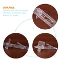 thumbnail image 5 of Plastic Shelf Support Clips Clear 80pcs for Home Use Perfect to Hold Shelves on Furniture 80pcs, 5 of 6