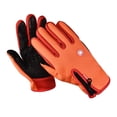 thumbnail image 2 of Winter Gloves Slip Thermal Gloves Touch Screen Windproof Insulated Warm for Orange, 2 of 7