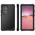 thumbnail image 3 of JTCASES for Samsung Galaxy S21 Ultra Case, Drop Resistant Corners, Wireless Charging, Heavy Duty Shockproof Hybrid Hard PC Bumper, Camera Protection, Skin-feel Anti-scratch Tough Cover, Black, 3 of 7
