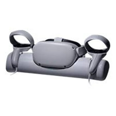 Anker - Charging Dock with Rechargeable Batteries for Meta Quest 2 VR Headset and Controllers - White