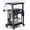 Black with Wheels, variant on Computer Tower Stand with Power Outlet, 6 Level Height Ajustable PC Tower Stand for Floor, Mobile Rolling CPU Holder Cart for Gaming, Office, Home, 21.34"-28.3", Black