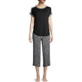 thumbnail image 5 of Secret Treasures Women's and Women's Plus Short Sleeve Pajama Top, 5 of 6