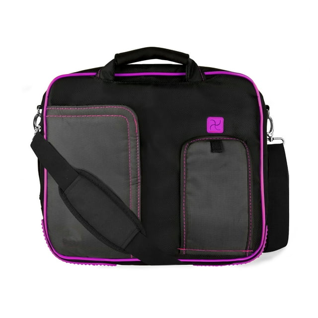 Water Resistant Spacious Large Work Bag Crossbody Sling Messenger Bag for Lenovo IdeaPad 1, iPad Pro 12.9, HP Stream 14", Asus Zenbook 14X, Dell 14 Plus 7420