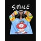 thumbnail image 2 of Camisetas de manga corta con estampado para niñas y niñas, de algodón, cómodas para uso diario, playera simple de veranoArtistic Flair, Smiling Girl Graphic Tee for Women - Casual Crew Neck Short Sl, 2 of 6