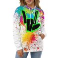 thumbnail image 5 of Share The Love Hoodies for Men Women, Unisex Hooded Sweatshirt, Oversized Pullover with 3D Print, Casual Loose Fit Hoodie, S-6XL, 5 of 8