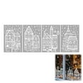 thumbnail image 2 of HAVELOR Snowflake Window Stickers, 4 Cottage Designs, Create a Warm Holiday Atmosphere, Perfect for Living Room or Bedroom Windows(Abig,One size), 2 of 5