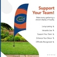 thumbnail image 4 of Florida Gators 7.5' College Sports Printed Feather Flag with Spike Base - NCAA Licensed - Super Polyester - School Banner (Orange, Blue), 4 of 5