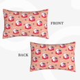 thumbnail image 2 of Pofeuu Bunny And Strawberry Print Polyester Microfiber Plush Pillowcases, Super Soft and Cozy Pillow Case Covers with Envelop Closure（Pillow core not included）-14"x20", 2 of 6