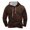 Red, variant on LUOGENLI Zipper Hoodies for Men Green European Norse Mythology Hooded Retro Casual Printed Hooded Sweatshirt Mens Hoodies Blanket Red Size M