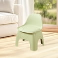 thumbnail image 5 of Danhjin Stool with Back Support, 13.7x12.5x9.84in Stool Chair with Backrest and Padded Seat, Ergonomic Rolling Stool for Kitchen Office Workshop Garage Salon, 5 of 6