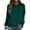 Blackish Green, variant on Fall Sweatshirts for Women, Women's Casual Crewneck Sweatshirt - Soft Loose Fit for Everyday Womens Sweatshirt Red S