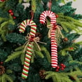 thumbnail image 2 of Candy Christmas Crutches Red and White Cane Hook Decorations Christmas Tree Christmas Walking Stick Hanging Props, 2 of 7