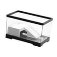 thumbnail image 3 of DOLITY Turtle Tank Bottom Drainage Terrapin Tortoise Enclosure Starter Indoor Decor Medium Black, 3 of 8